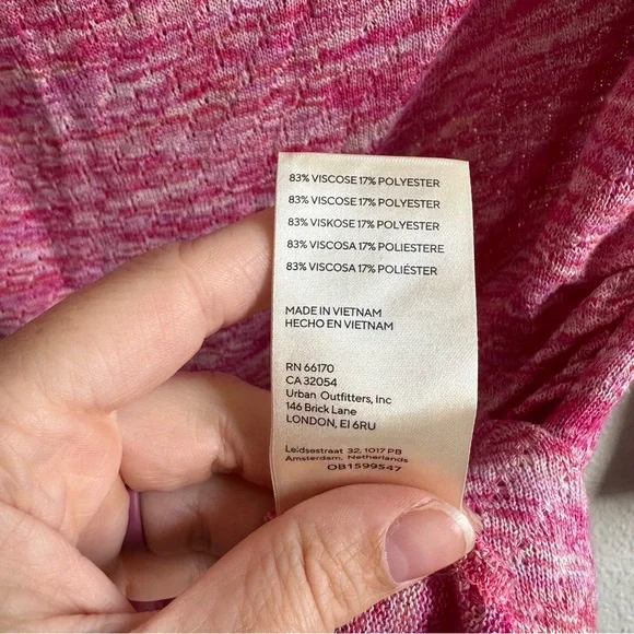 NWT Free People Golden Hour Top In Pink Women’s Size Small - Picture 9 of 10